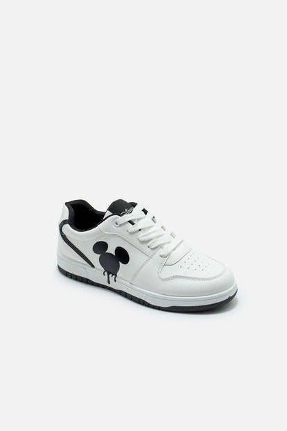  TENIS DE MICKEY MOUSE BLANCOS PARA MUJER